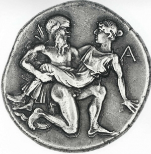 Монета сечена на остров Тасос
